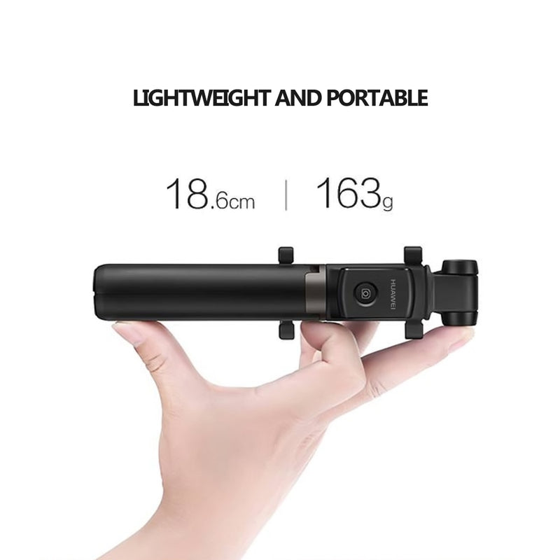 Huawei 3 in 1 Wireless Bluetooth Selfie Stick for iPhone Android Foldable Handheld Monopod Shutter Remote Extendable Mini Tripod
