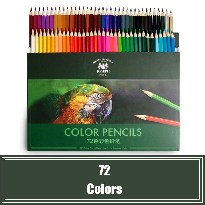 12/18/24/36/48/72 Colors Oily Color Pencil  Artistic  Color Lead Brush Sketch Wood  Pencils Set Hand-Painted School Supplies