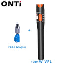 ONTi 30MW/20MW/10MW/5KM Visual Fault Locator,Fiber Optic Cable Tester 5-30KM Range,Red Laser Light Pen,Type SC/FC/ST