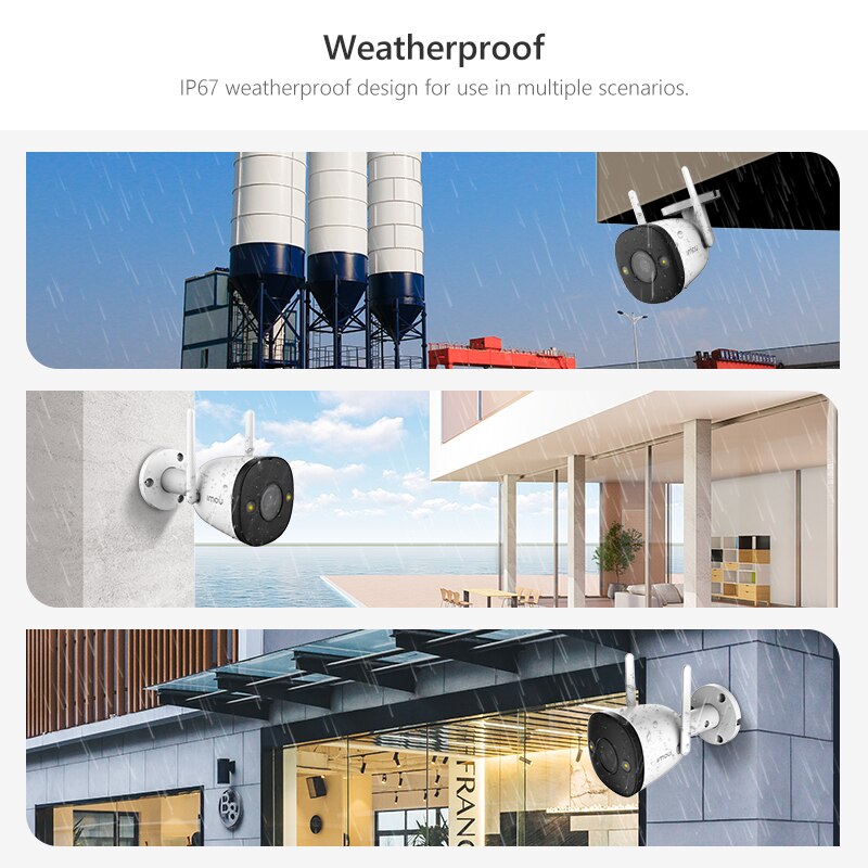 Dahua Imou Bullet 2E 2MP 4MP Full Color Night Vision Camera  WiFi Outdoor Waterproof Home Security Human Detect Ip Camera