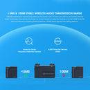 Hollyland LARK 150 Kabelloses Lavalier-Mikrofon 2,4 GHz 3350 mAh Ladebox für Kamera für iPhone Android Smartphone LARK150 Mic