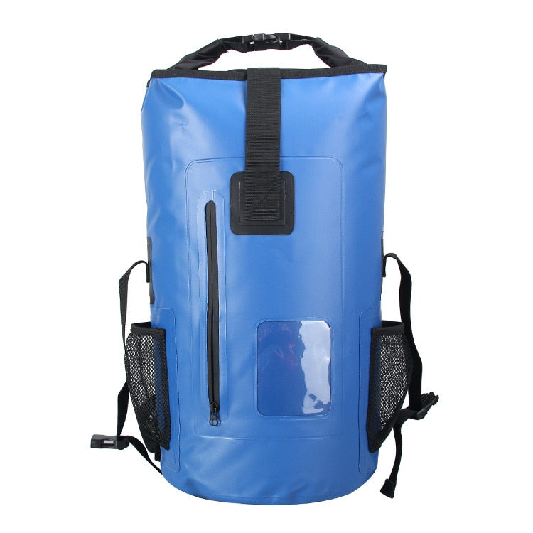 30L Rolltop Dry Sack Waterprof Bag Watertight Bag Water Resistant Drybag Kayak Motorcycle Dry Bag Backpack Outdoor Boat Raft Bag