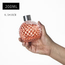 1pcs Glass small wine bottle storage jar, candy box, coffee sealed bottle with lid, household bottling storage bottle