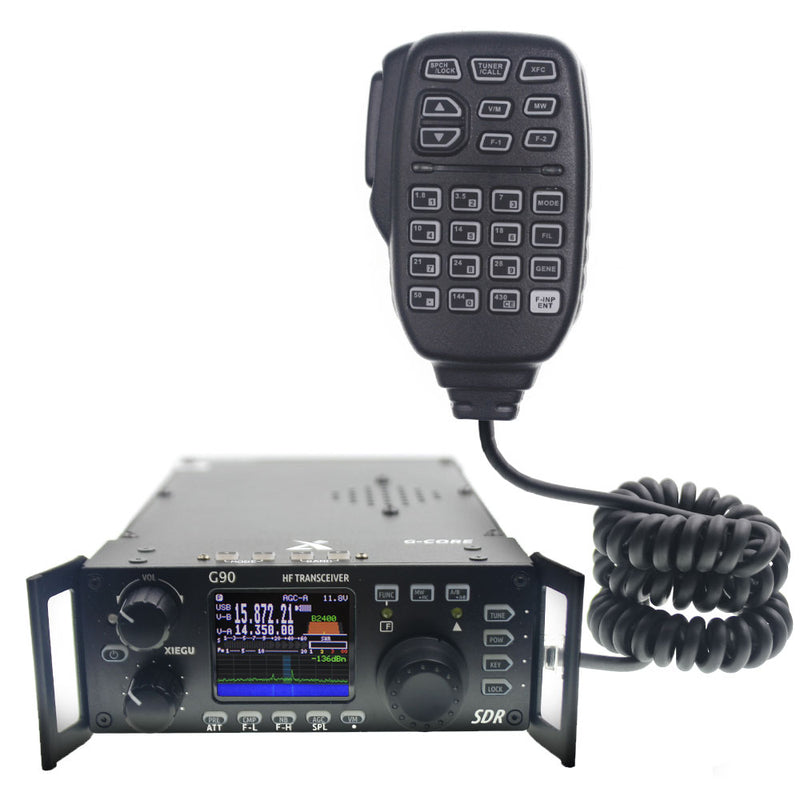 Xiegu G90 HF Transceptor de radioaficionado HF 20W SSB / CW / AM 0.5-30MHz Estructura SDR con sintonizador de antena automático incorporado