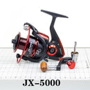 Carrete de pesca giratorio de carrete de Metal 2019, rueda Superior de 12BB para pesca de agua dulce y salada, serie 1000-7000, carrete de rueda 5,5: 1