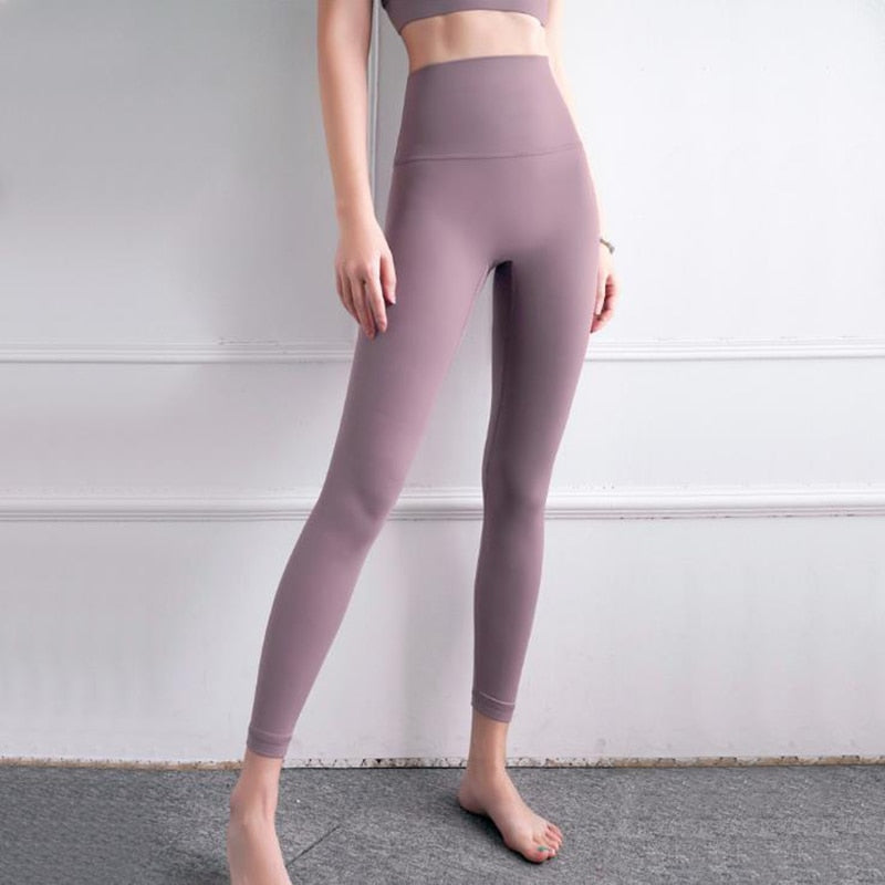 Vnazvnasi Hot Sale Fitness Female Full Length Leggings 11 Colors Running Pants Formfitting Girls Yoga Pants Sports Pants