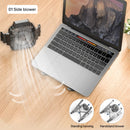 Foldable Laptop Stand With Cooling Fan Portable Heat Dissipation Cooler For MacBook Air Pro Desktop Stand Notebook Dell Holder