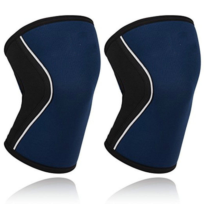 Women Men Teens 7mm Neoprene Sports Kneepads Compression Weightlifting Pressured Crossfit Training Knee Pads Support Custom Logo