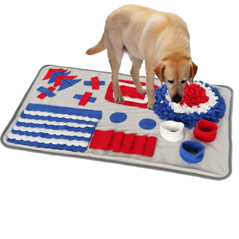 Schnüffelmatte für Hunde, Puzzle-Spielzeug, erhöht den IQ, langsamer Futterspender, Haustier, Katze, Welpen, Trainingsspiele, Fütterung, Fütterung, Lebensmittelintelligenz, Spielzeug
