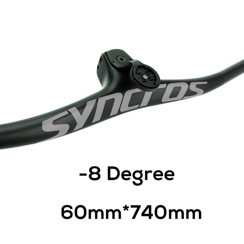 SYNCROS Carbon Fiber Mountain Integrated MTB Handlebar FRASER IC SL -8 -17 -25 Three Specifications with Titanium Screws