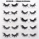 30/40/100/Paar Visofreie Nerzwimpern mit Tablett ohne Box Handgemachte natürliche falsche Wimpern Full Strip Lashes Wiederverwendbare lange Wimpern