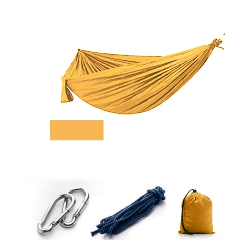 Camping-/Garten-Hängematte mit Moskitonetz, Gartenmöbel, 1–2 Personen, tragbar, Hängebett, Stärke, Fallschirm, Stoff, Schlafschaukel