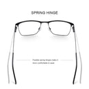 MERRYS DESIGN Men Luxury Titanium Alloy Optics Glasses Frames Male Square Ultralight Myopia Prescription Eyeglasses S2118