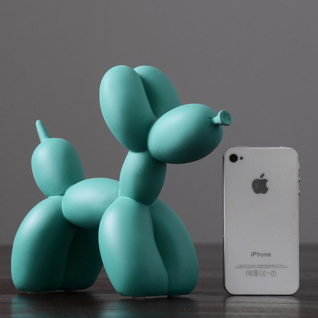 Nordic Creative Balloon Dog Home Decorations Living Room Bedroom TV Cabinet Adornment Cute Resin Animal Desktop Ornaments Gift