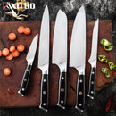 XITUO 7PCS Kitchen Knife Set German Steel Chef Knife Japanese Santoku Knife Cleaver Paring Knives Boning knife Cooking Tool