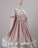 NONSAR Vintage Princess Women Lolita Dress Sweet Lace Angel Bowknot High Waist Victorian Kawaii Girl Gothic Halloween New