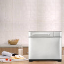 710W Multi-functional Automatic Stainless Steel Bread Maker 19 Programs Wheat Bread Maker with 3 Loaf Sizes Fruit Nut Dispenser