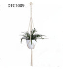 Handmade macrame plant hanger pot holder pot tray/pot hanger pot tray for wall decoration countyard /garden pot tray for plant