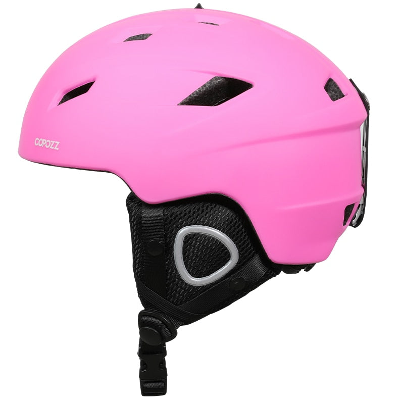 Casco de esquí ligero COPOZZ con seguridad, casco de Snowboard moldeado integralmente, motocicleta, esquí, nieve, marido, hombres, mujeres, niños y niños