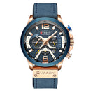 CURREN Luxury Brand Men Analog Leather Sports Watches Men&