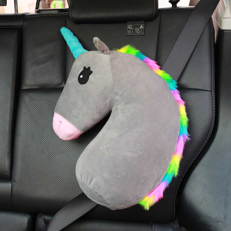 Baby Kid Travel Unicorn Pillow Children Head Neck Support Protect Car Seat Belt Pillow Shoulder Safety Strap Cute Animal Cushion