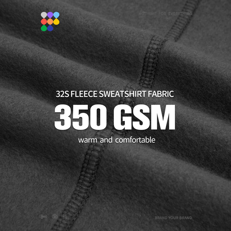 INFLATION 2022 Winter Mens Thick Fleece Hoodies Unisex Hip Hop Plain Hoodies Classics Thick Velvet Fabrics Hoodies 167W17