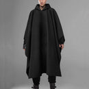 Fashion Men Cloak Coats Hooded Solid Loose 2023 Streetwear Punk Windproof Men's Trench Chic Winter Long Cape Poncho INCERUN