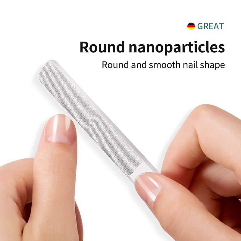 MR.GREEN  Nano Glass Nail Files Professional Polishing Manicure Art Tool  Washable make nails brighten easily like nail polish