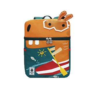 Kid Unicorn Rucksack Cute 3D Cartoon Dinosaurier Anti-Lost Kindergarten Orthopädische Schultasche für Mädchen Kinder Mochila Bookbag