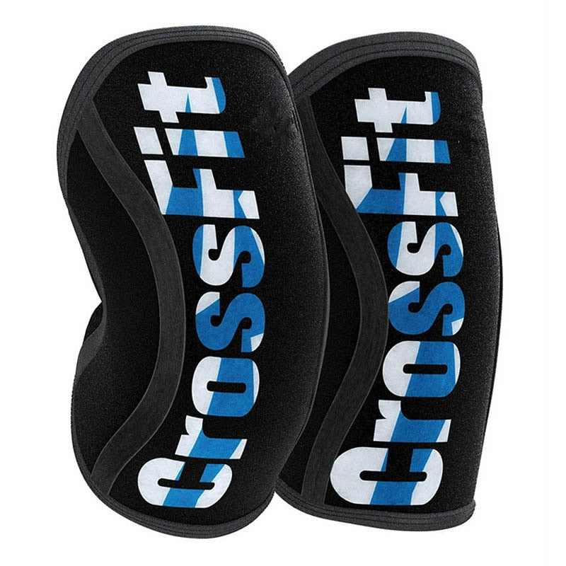 Mujeres Hombres Adolescentes 7mm Neopreno Deportes Rodilleras Compresión Levantamiento de pesas Presión Crossfit Entrenamiento Rodilleras Soporte Logotipo personalizado