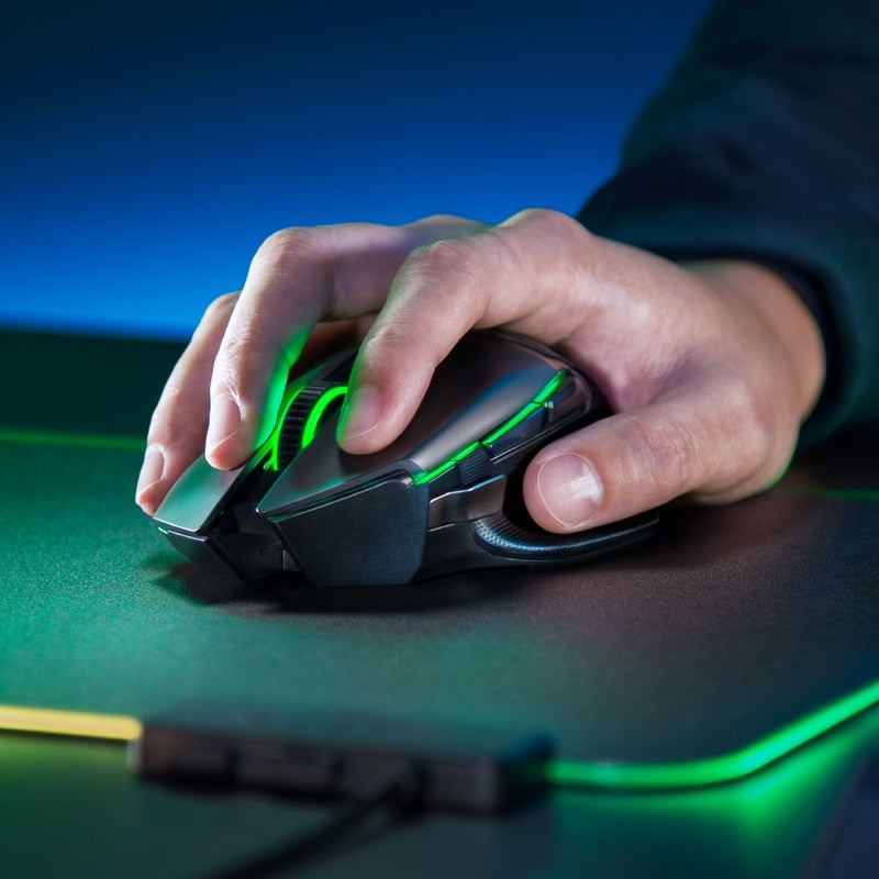 Ratón inalámbrico para juegos Razer Basilisk Ultimate Edition 20000DPI Base RGB Tecnología inalámbrica HyperSpeed ​​Aproximadamente 100 horas de duración de la batería