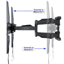 6 Arms TV Mount for 32-55&quot; MAX VESA 400x400mm LCD Bracket Wall Stand Full Motion Tilt RetractableTV Mount Retractable Bracket