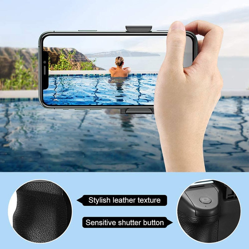 Ulanzi CapGrip Drahtloses Bluetooth Smartphone 1/4 Schraube Selfie Booster Griff Griff Telefon Stabilizer Ständer Halter Auslöser Auslöser