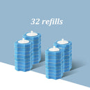 Juego de cepillos de limpieza para inodoro, cabezal de cepillo reemplazable, herramienta limpiadora de inodoro para baño, varita de limpieza profunda, herramienta suave de mango largo