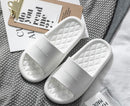 JIANBUDAN Comfortable Soft Indoor Slippers Women Non-slip Bathroom Home shoes Flat EVA Lovers Slides Women&