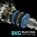 KastKing Spartacus /Spartacus Plus Baitcasting Reel Dual Brake System Reel 8KG Max Drag 11+1 BBs 6.3:1 High Speed Fishing Reel