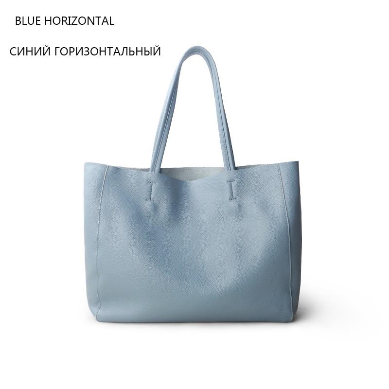 Simple Casual Leather Women Shoulder Bag Luxury Brand Designer Genuine Leather Lady Handbags Commuter Bag Large Female Totes Bag