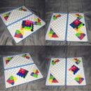 IQ Puzzle Children's Development Intelligence Early Educational Jigsaw Puzzle Magic Beads Boxed Building Pyramid Color Shape