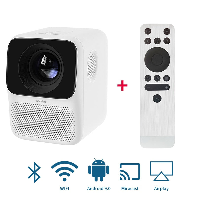 Projector Wanbo T2 MAX Projector 4K Global Version Led Mini Projector Portable Wifi Lcd Full Hd 1080P Correction Home Theater