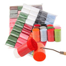 Latch Hook Rug Red Bus London Chunky Yarn Tapestry Kits Crocheting Cushion Mat DIY Carpet Rug Needlework Hobby &amp; Crafts 58*85cm