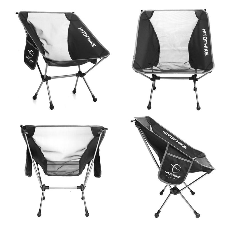 Hitorhike Travel Ultralight Folding Chair Superhard High Load Outdoor Camping Portable Beach Hiking Picnic Seat Fishing Chair