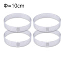6 8 10 CM Stainless Steel Tart Mold Ring Tartlet Cake Mousse Molds Cookies Pastry Circle Cutter Pie Ring Perforated
