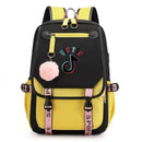 TikTok Backpack Luminous School Bags For Teenagers Boys Girls Laptop Backpack Large Capacity Travel Mochila Escolar