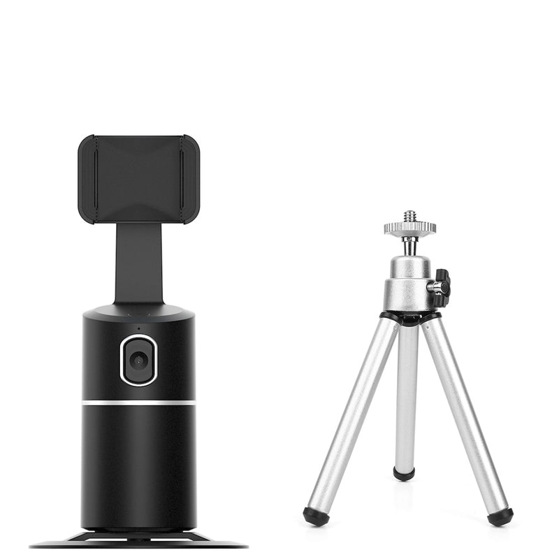 Auto Face Tracking Gimbal Phone Vlog Live Video Assistant Selfie Stick Tripod 360° Rotation Stabilizer Tripod for Smartphone