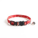 Retro Printing Pets Cat Collars Cute Bowknot Puppy Chihuahua Necklace Adjustable Bow Tie Cat Bells Collar Pet Gift