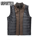 Winter Warm Wool Blend Coat Men Thick Overcoats Topcoat Mens Single Breasted Jackets And Coats With Adjustable Vest Men&