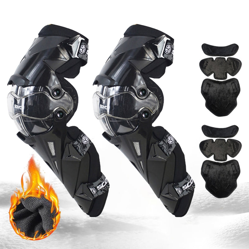 Scoyco Motorcycle Knee Pad Men Protective Gear Knee Gurad Knee Protector Rodiller Equipment Gear Motocross Joelheira Motor