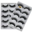 wholesale 10/20/30/40/50/60/100 boxes mink eyelashes 5 pairs natural long false eyelashes 3d lashes bulk super fluffy faux cils