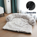 Dog Sofa Bed Cover Calming Plush Mat Removable Pet Blanket Mattress Cat Beds Warm Sleep Cushion Pillow Couch Furniture Protector