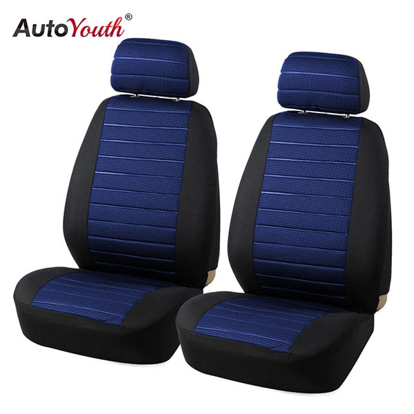 AUTOYOUTH Front Car Seat Covers Airbag Compatible Universal Fit Most Car SUV Car Accessories Car Seat Cover for Toyota 3 color